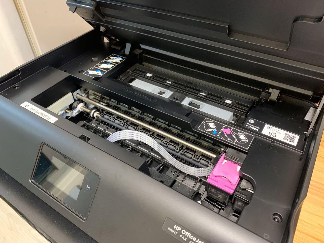 HP OfficeJet 4650 e-All-in-One Printer 打印機連全新黑色代用墨一盒