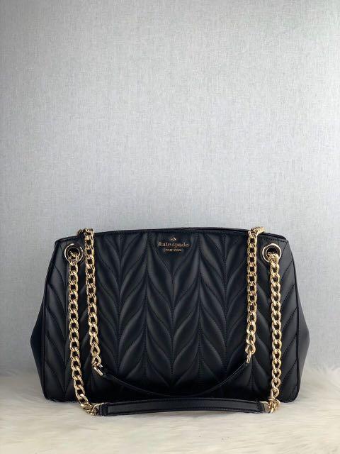 Kate Spade Briar Lane Quilted Medium Convertible Shoulder Bag in Black,  Luxury, Bags & Wallets on Carousell