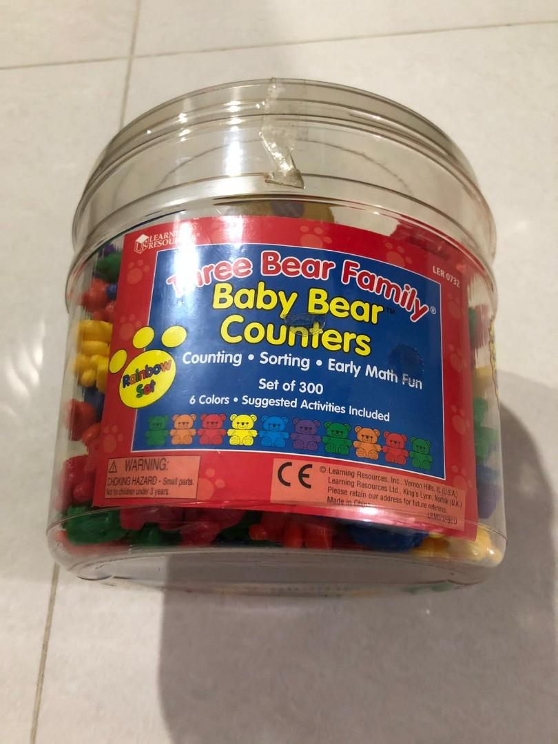 Early Learning Counting Bears Learning Resources Bear Counters Set ...