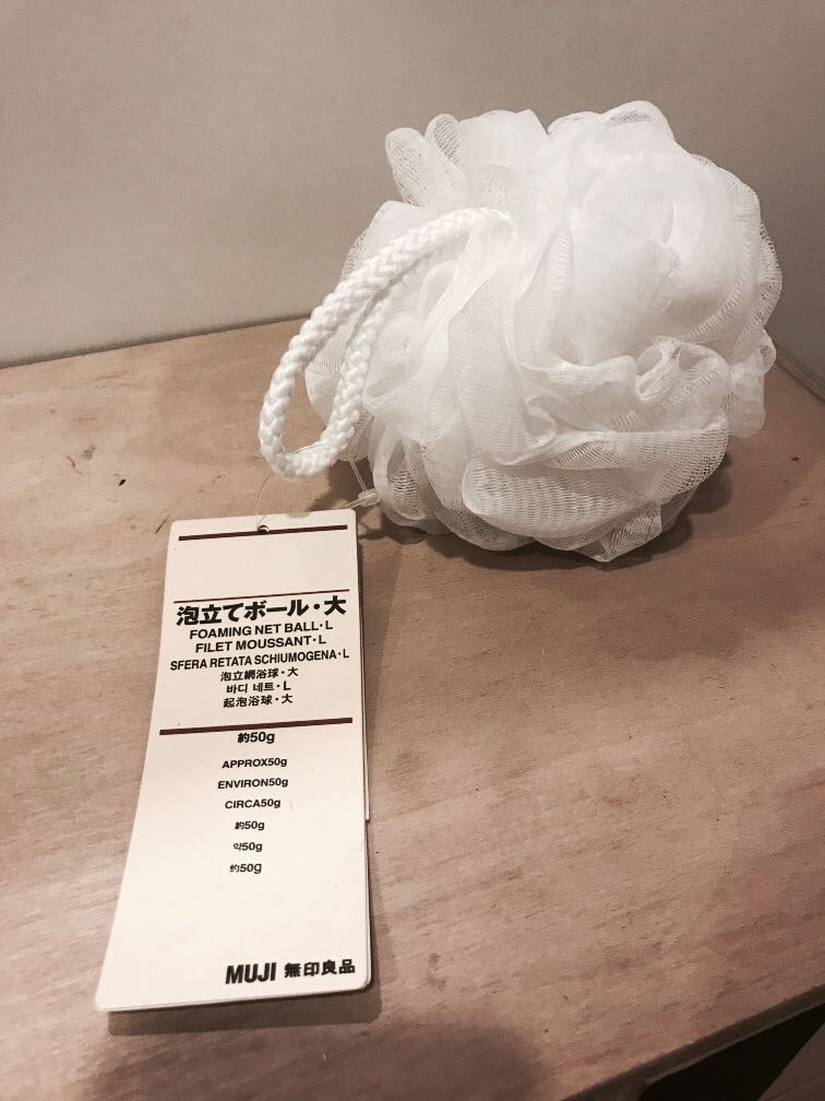 Muji Foaming Net Ball, Beauty & Personal Care, Bath & Body, Bath on
