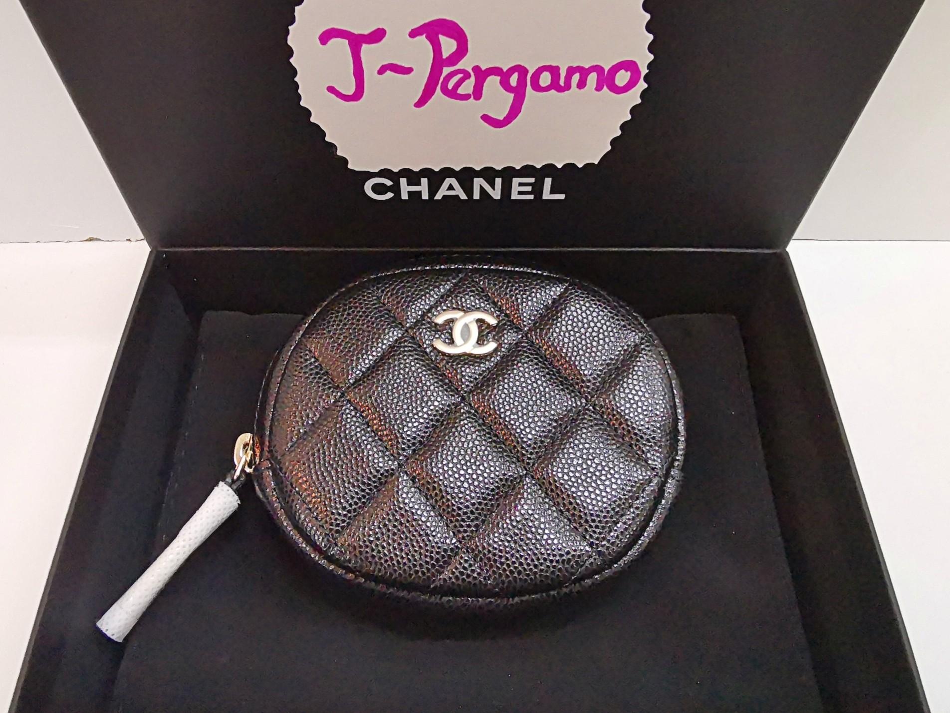 CHANEL Matelasse Zip Around SilverHardware coin purse – kingram-japan