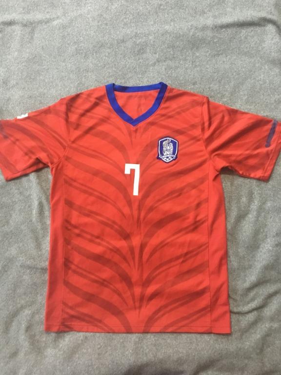 2010 KOREA Home S/S No.7 JI-SUNG PARK 10 WorldCup KFA jersey shirt