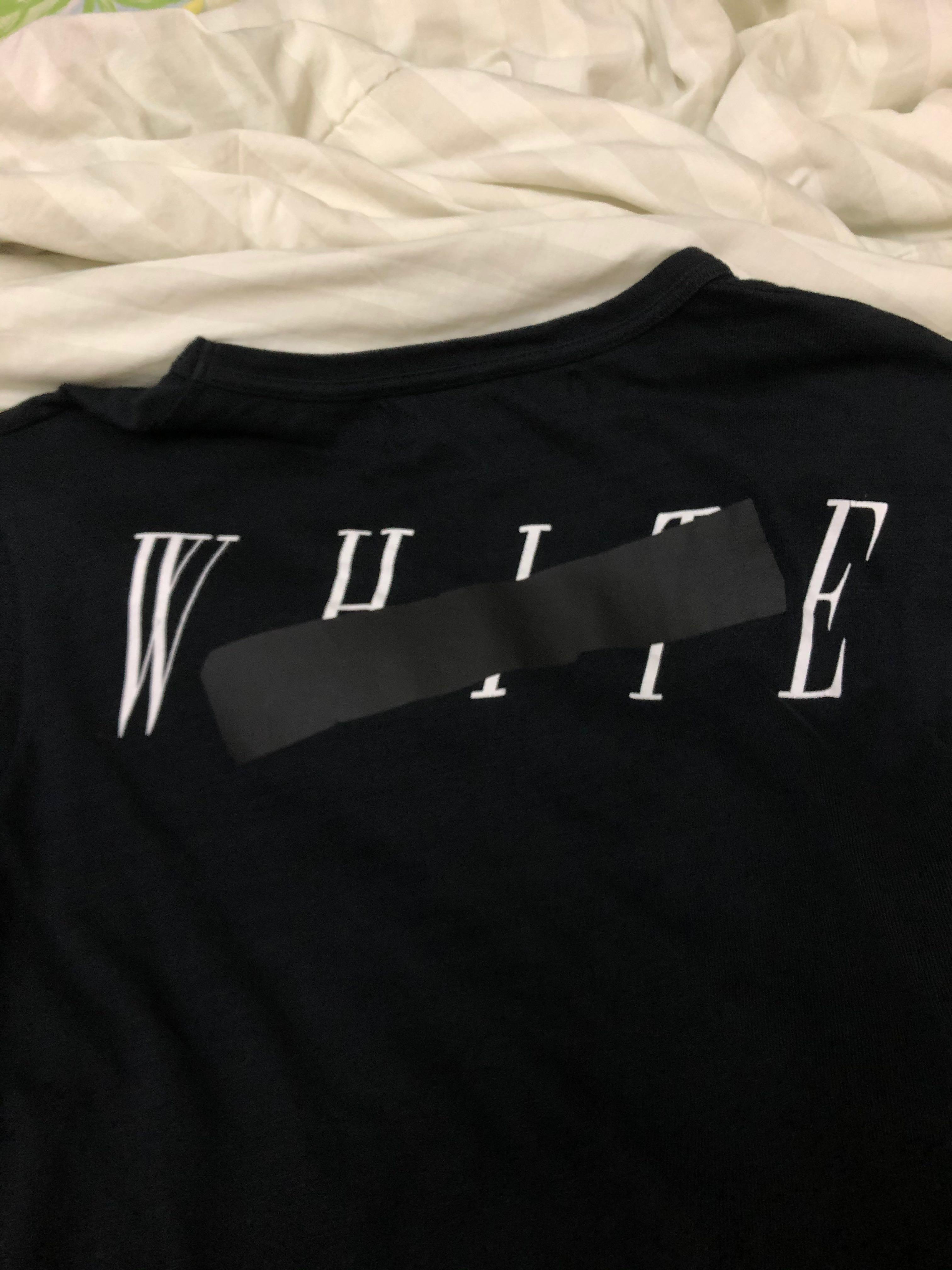 Off white rock mirror tee Men s Fashion Tops Sets Tshirts