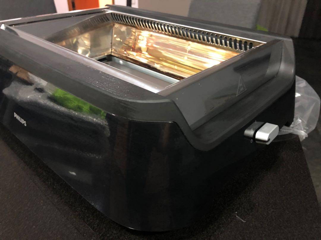 Philips Smokeless Indoor Grill HD6370/91, TV & Home Appliances, Kitchen