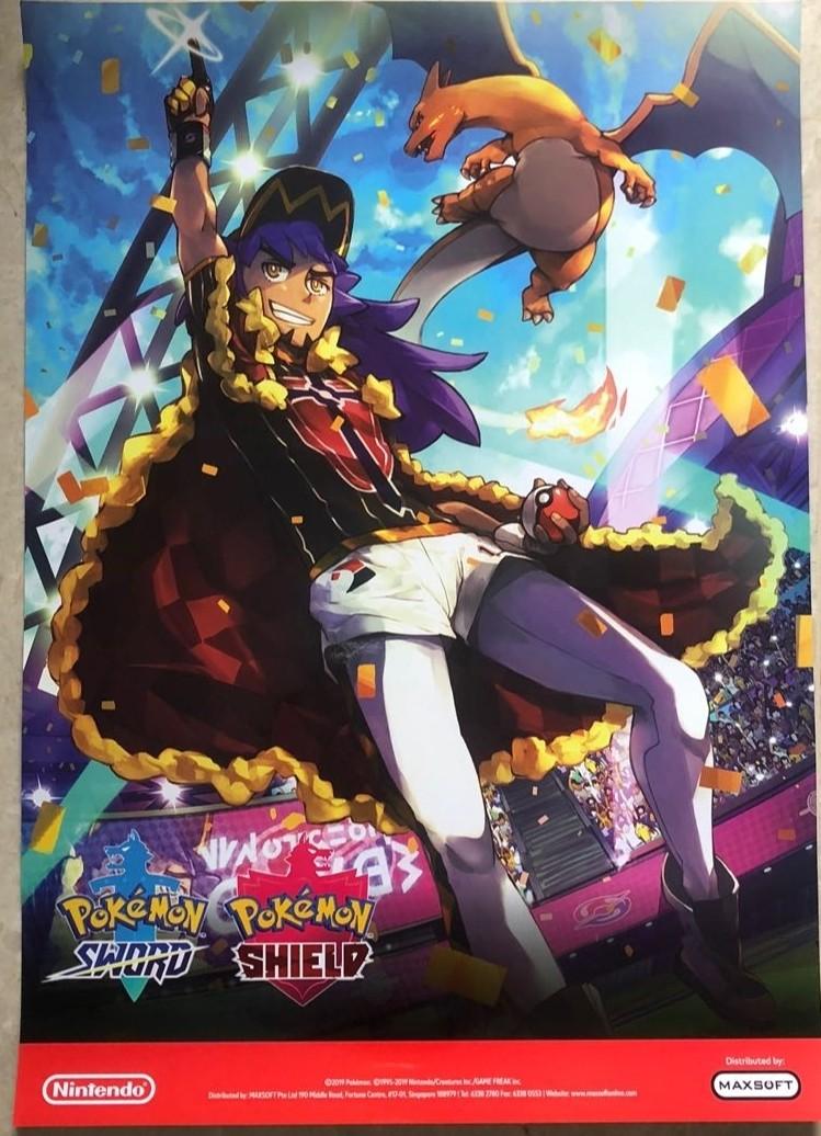 Pokemon Sword And Shield Preorder Poster Toys Games Video Gaming Others On Carousell