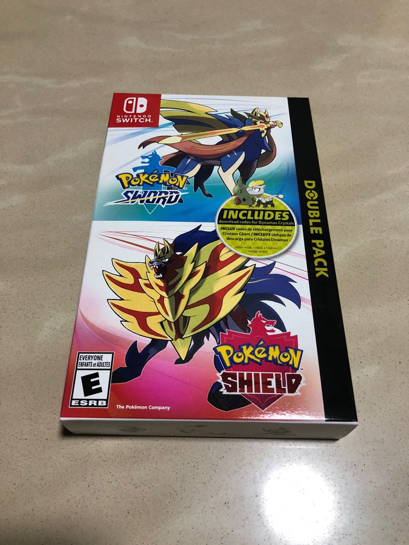 Pokemon sword and shield outlet double pack gold case