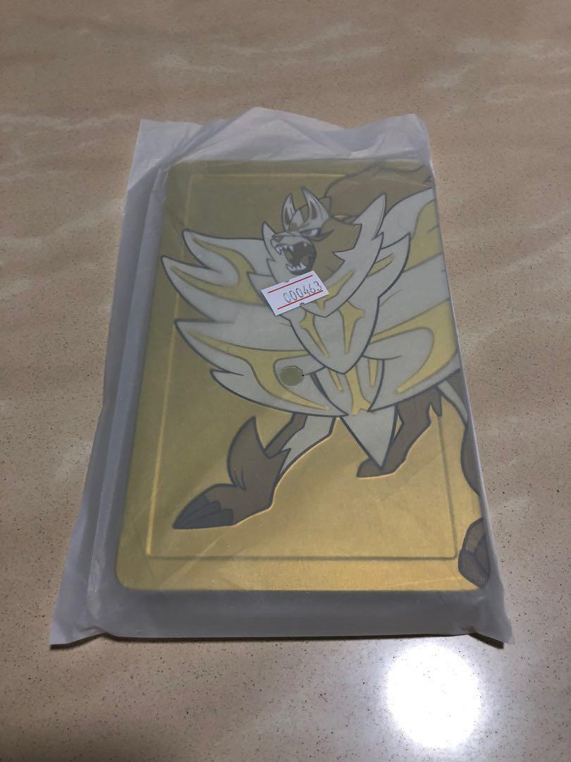 Pokemon sword and shield double pack gold case sales