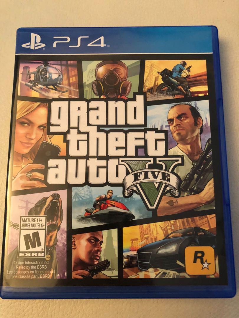 Ps4 Gta V Toys Games Video Gaming Video Games On Carousell
