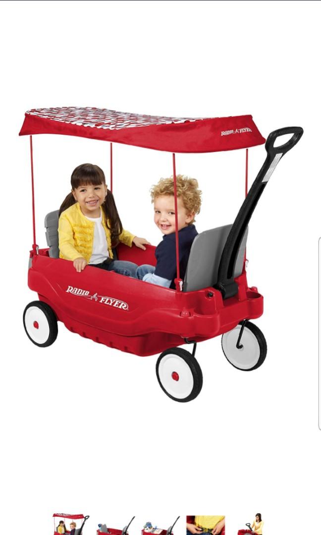 radio flyer fold 2 go wagon trailer