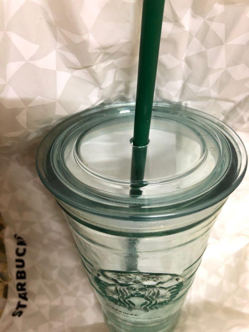 Starbucks Recycled Glass Cold Cup, 16 fl.oz., Furniture & Home