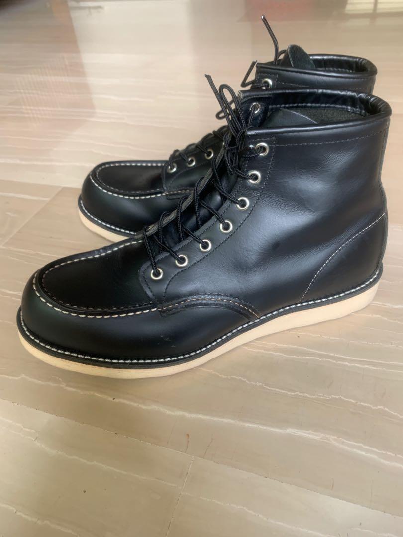 Red wing sales round toe black