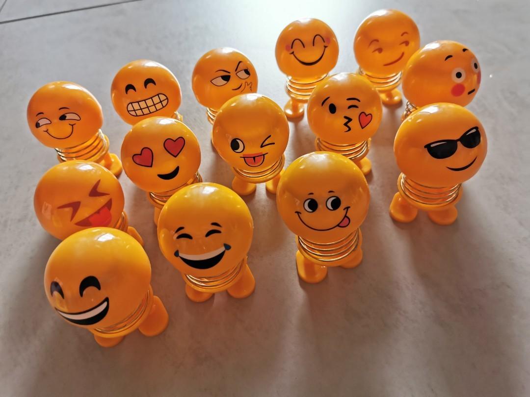 Smiley spring sales doll for car