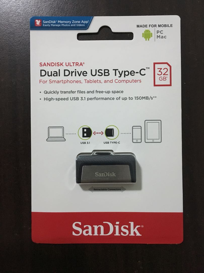 SanDisk Flash drive, Computers & Tech, Parts & Accessories, Hard Disks ...