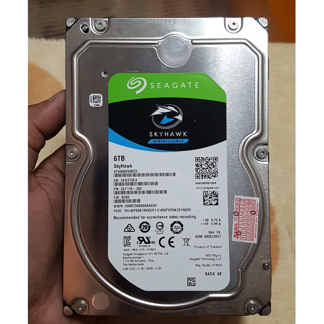 Seagate Skyhawk Surveillance 6tb With Usb 2 0 3 0 3 5 Hdd Enclosure Furniture Home Living Security Locks Security Systems Cctv Cameras On Carousell