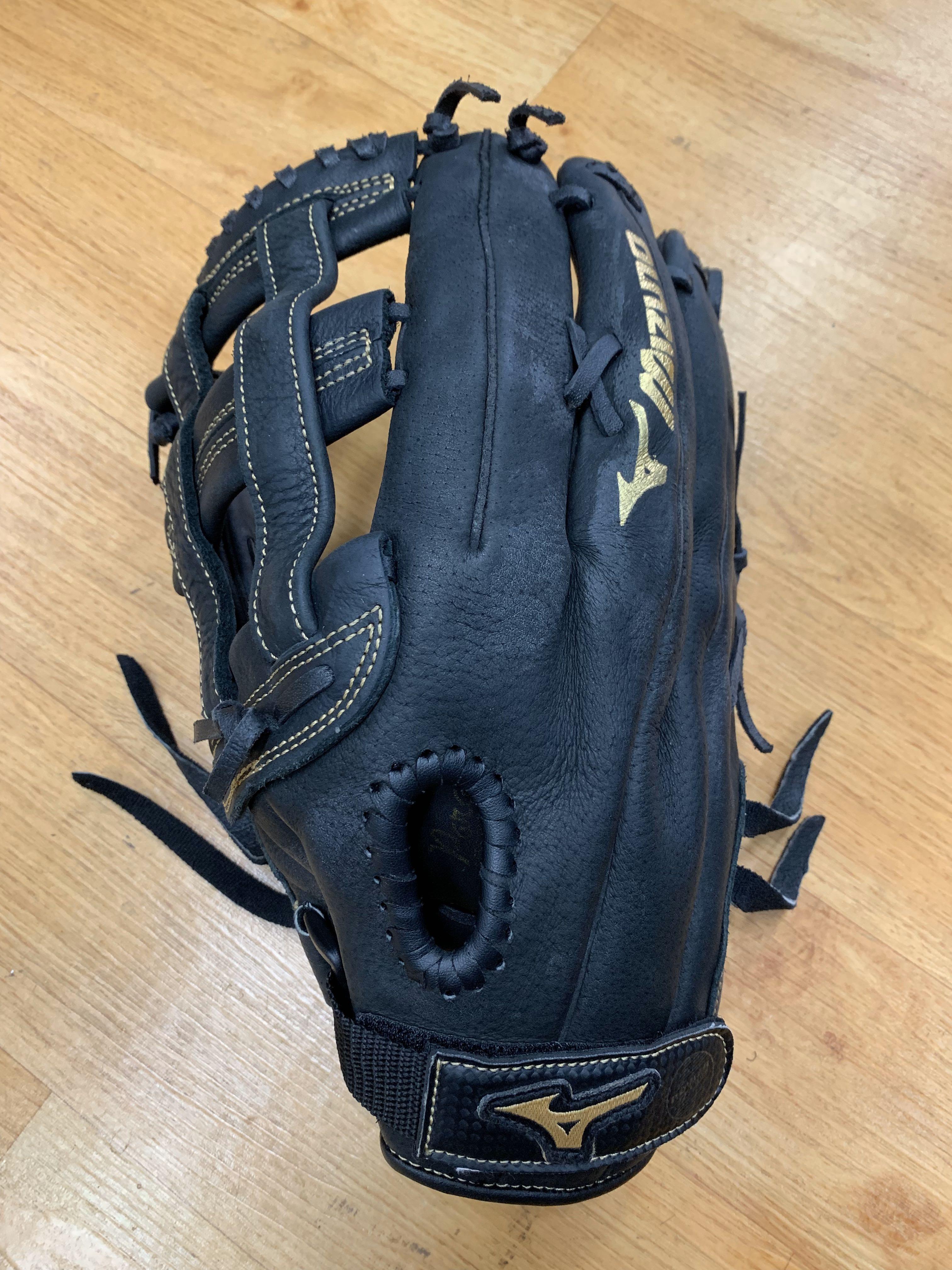 Left handed slow pitch softball glove