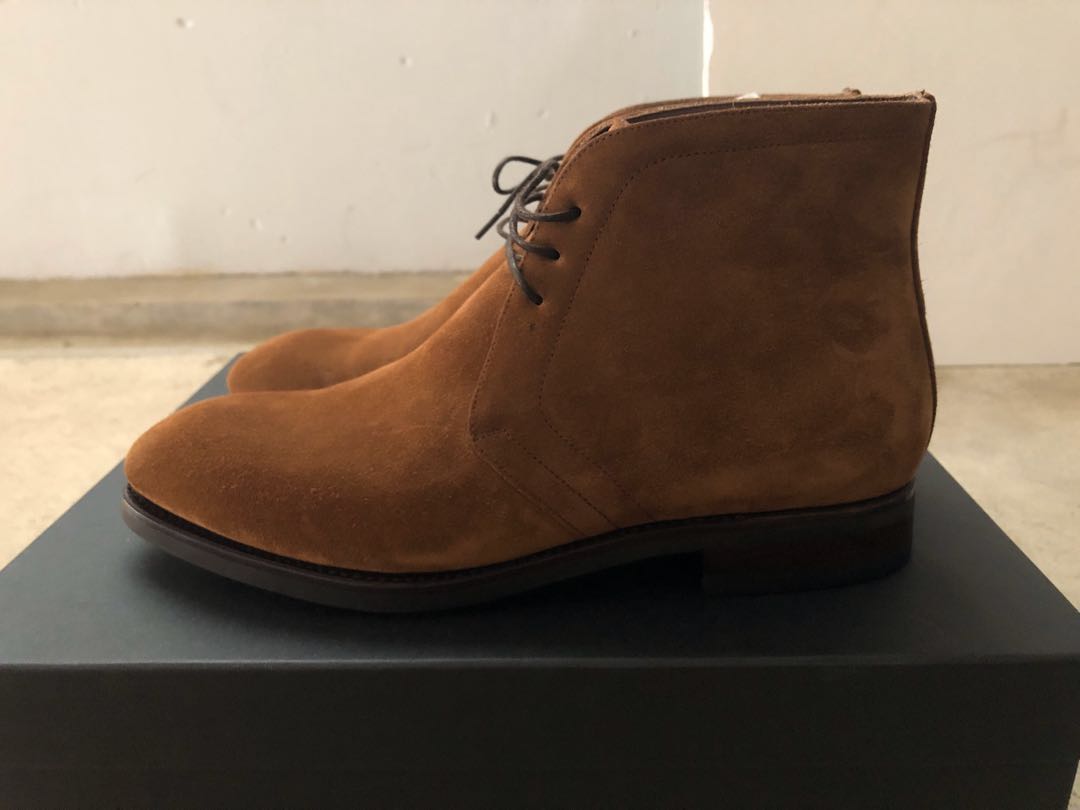 TLB Suede Chukka Boots, Men's Fashion, Footwear, Boots on Carousell