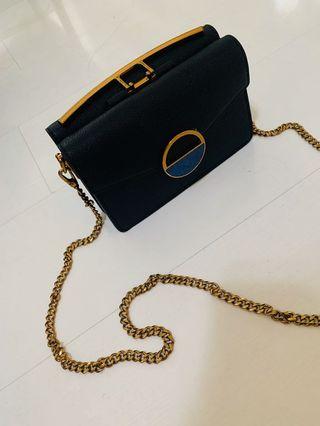 Charles & Keith Double-sided Crossbody Bag with Detchable Chain