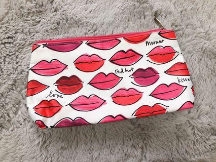 Preloved Clinique lips makeup bag