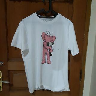 KAWS x Uniqlo Tee White Pink