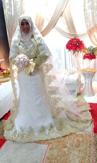 Arabian Cape Bridal Gown