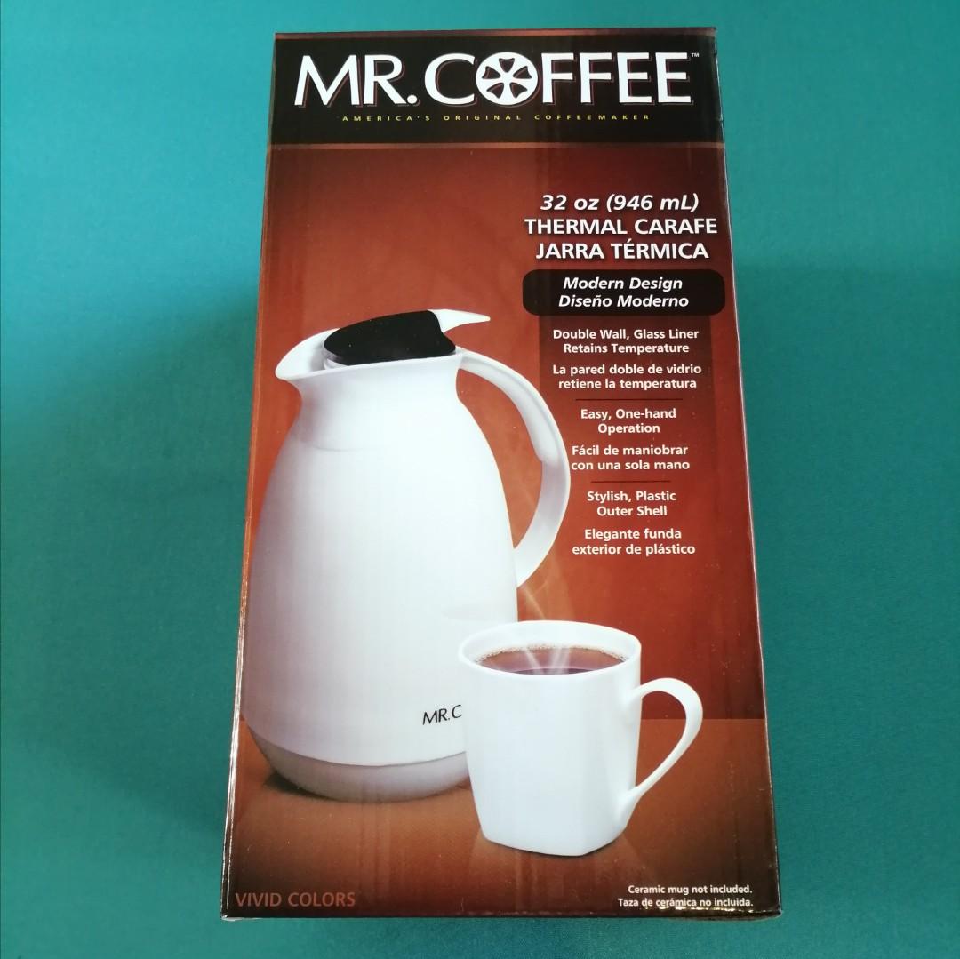 🆕 Mr Coffee Thermal Carafe - White 