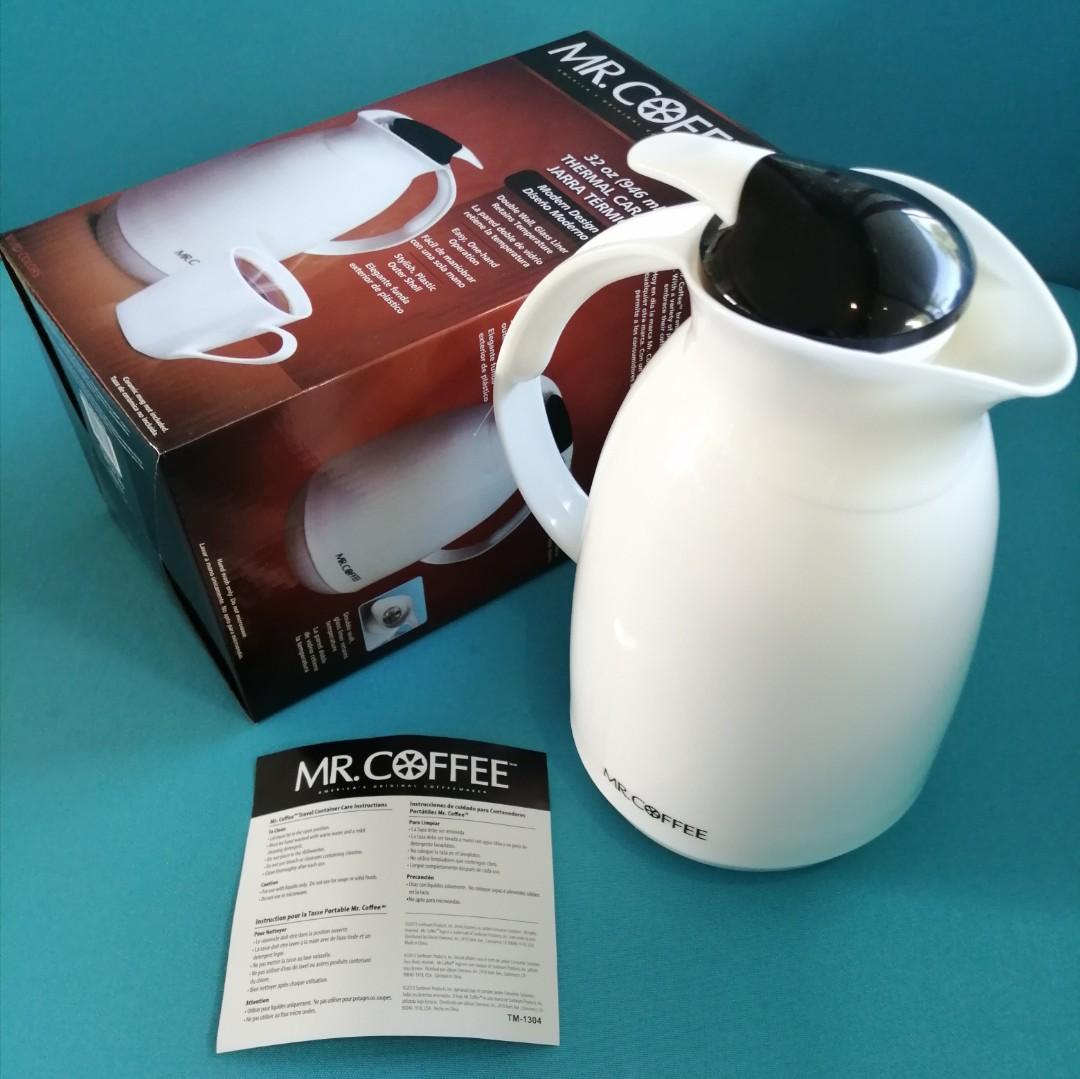 🆕 Mr Coffee Thermal Carafe - White 