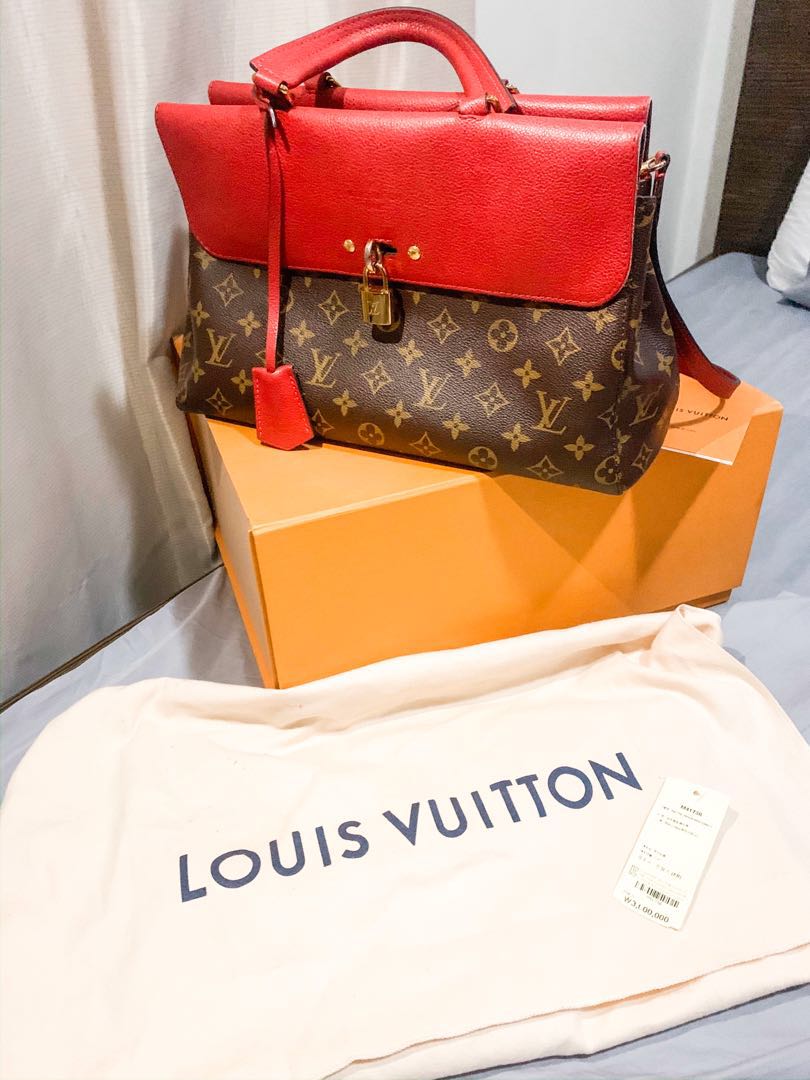 Louis Vuitton Venus Handbag Monogram Canvas and Leather Cerise
