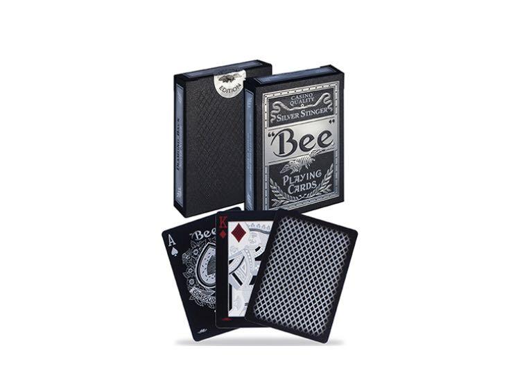 Bee Silver Stinger Playing Cards by USPCC Deck 啤牌 撲克牌, 興趣及遊戲, 收藏品及紀念品 ...