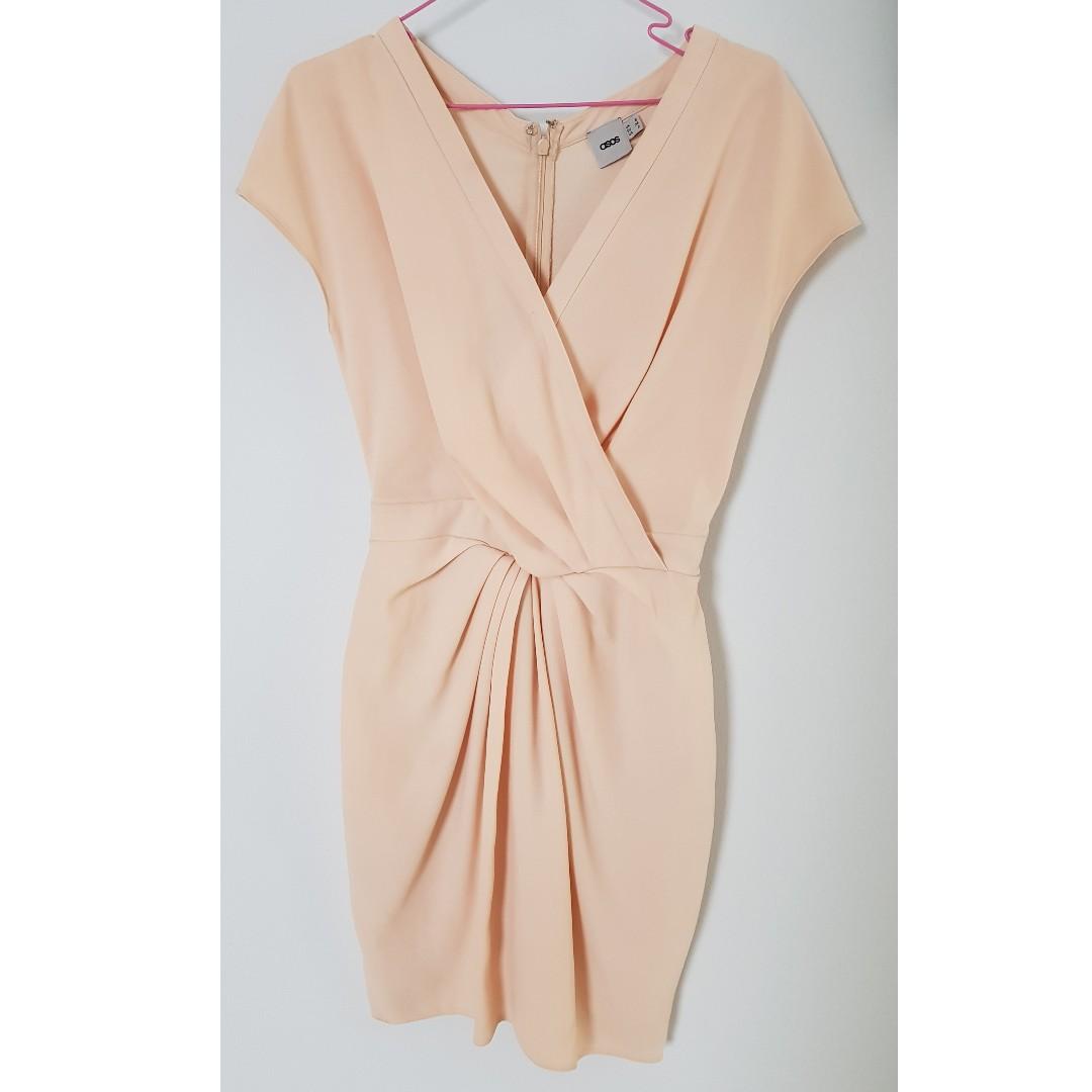 REDUCED PRICE Beige work dress Asos UK size 6 Women s Fashion