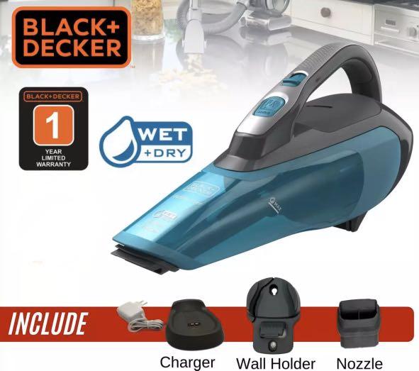 BLACK+DECKER 10.8V Wet and Dry Vacuum Cleaner WDA320B 