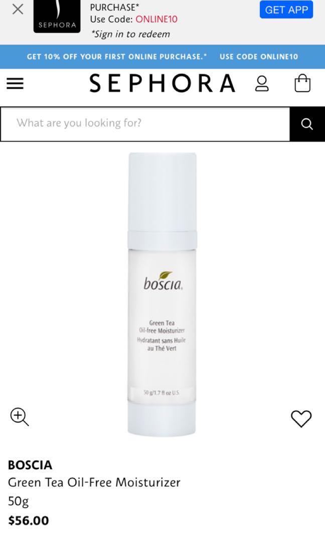 boscia oil free moisturizer