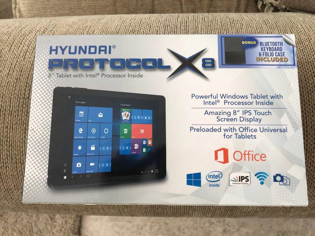 Brand new Hyundai Protocol X8 Intel Atom 8" 2-in-1 PC With 2GB Memory