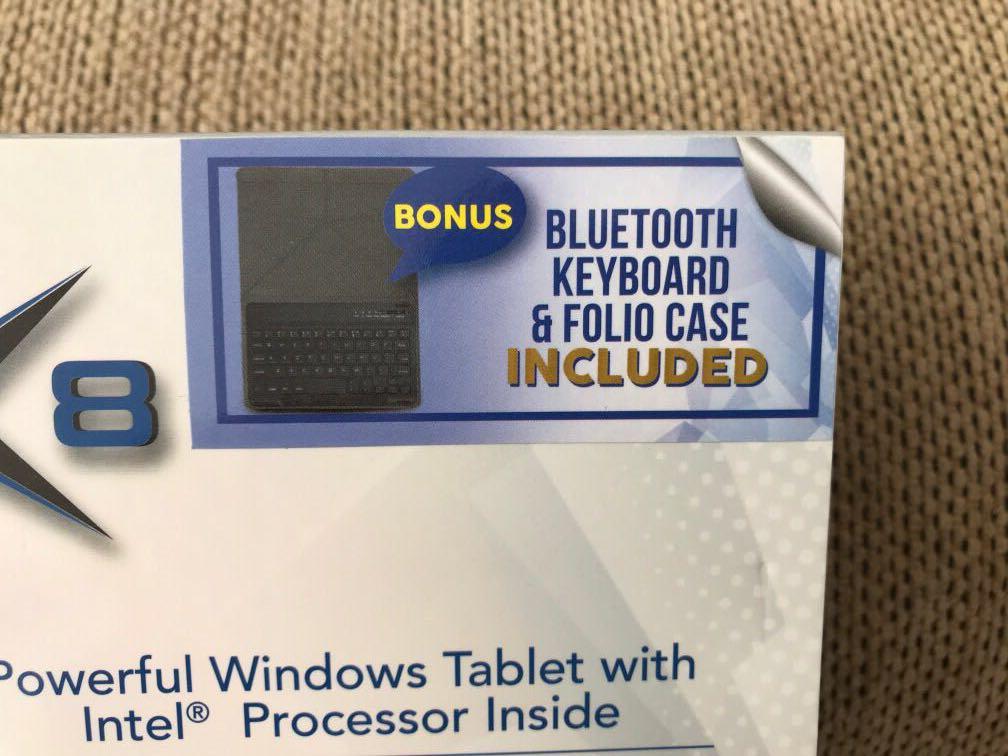 Brand new Hyundai Protocol X8 Intel Atom 8" 2-in-1 PC With 2GB Memory