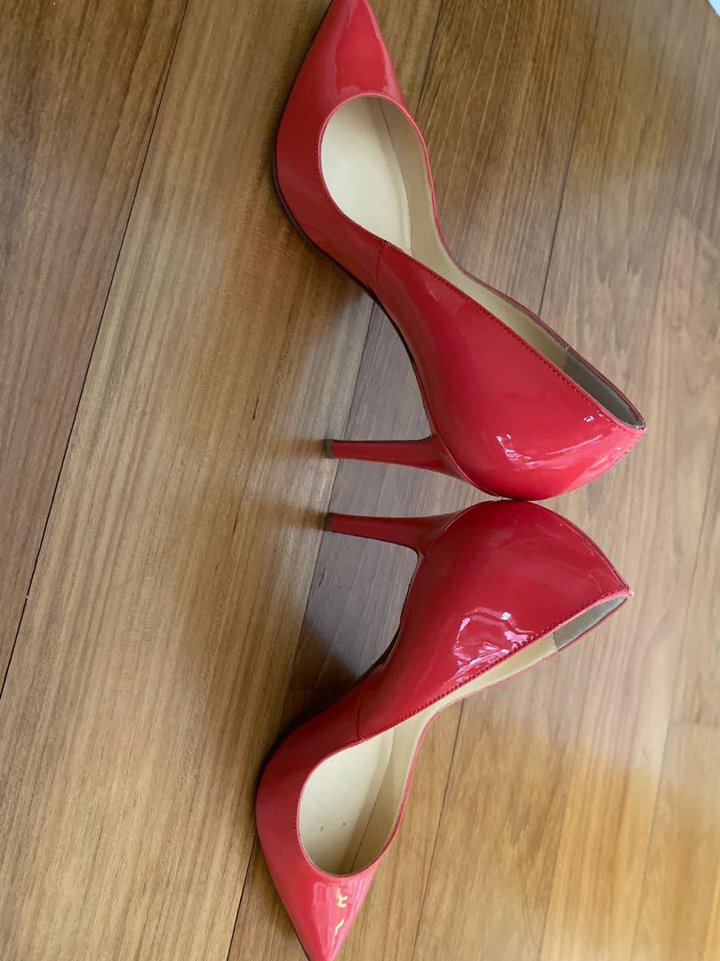 red patent christian louboutin