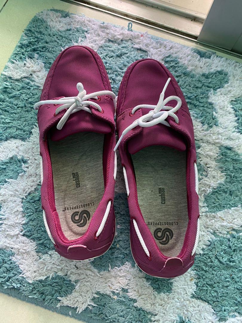 Clarks Step Maro Sand Womens Boat Shoe purple