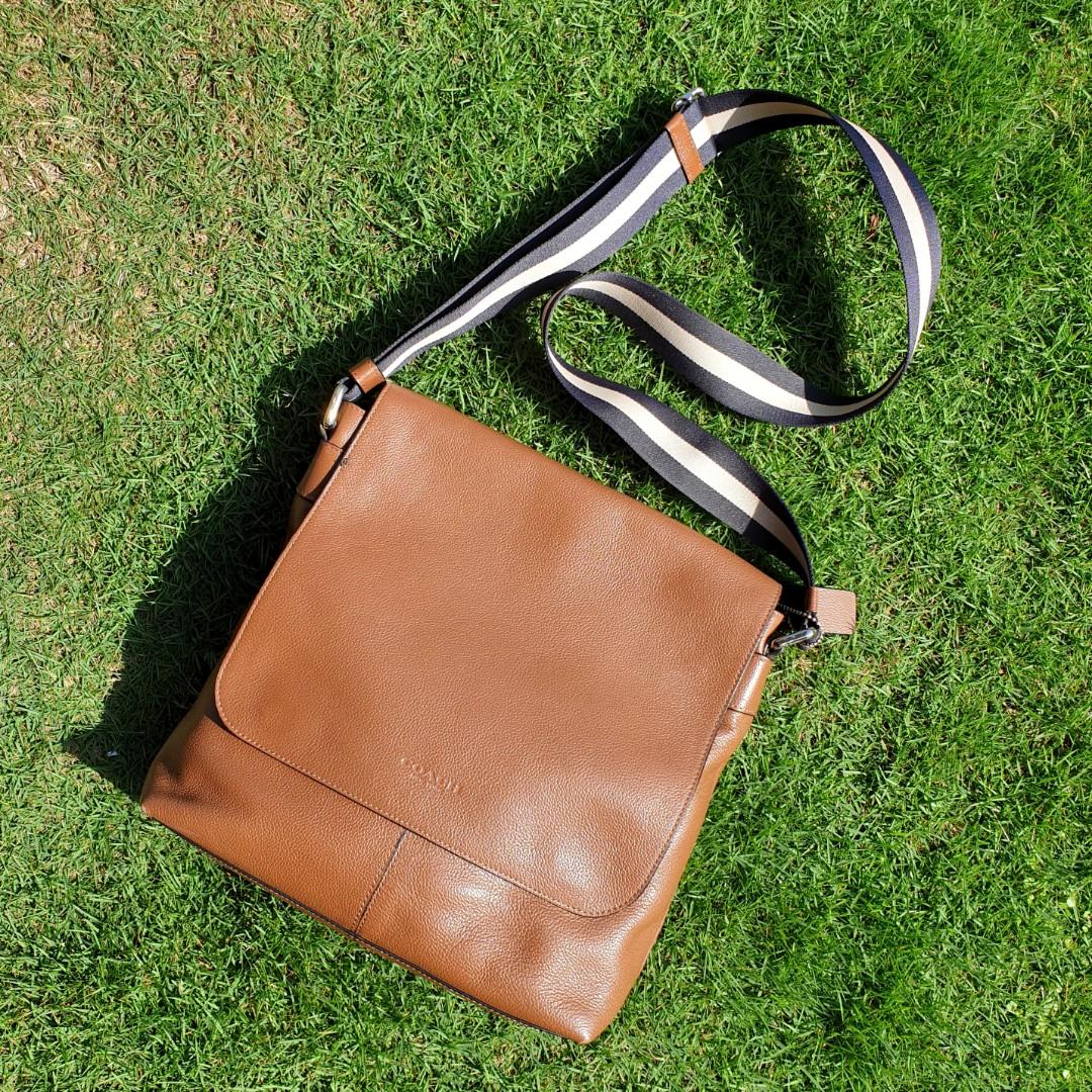 Coach sling bag leather online