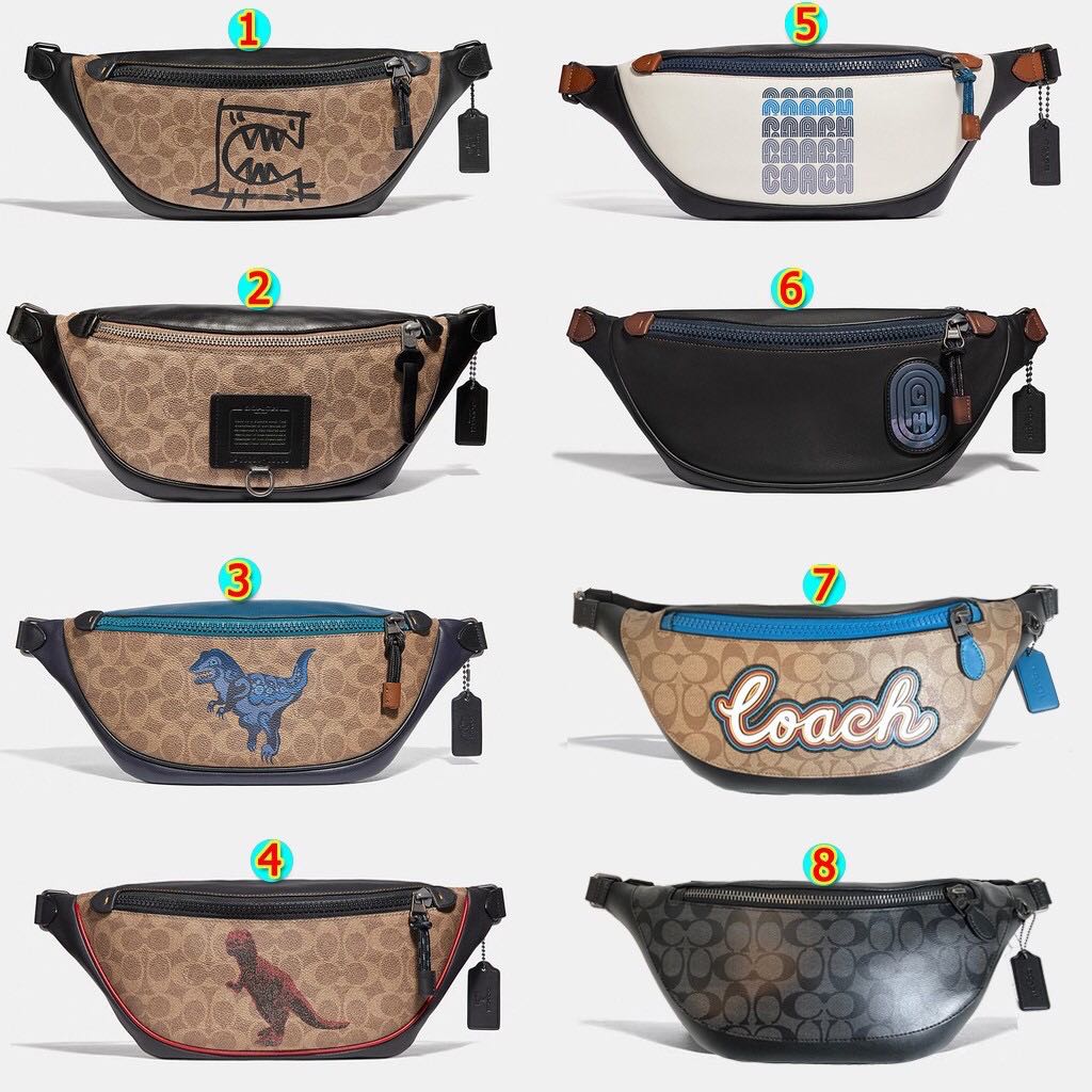 Coach Waist Bag ORIGINAL Fesyen Pria Tas Dompet Tas