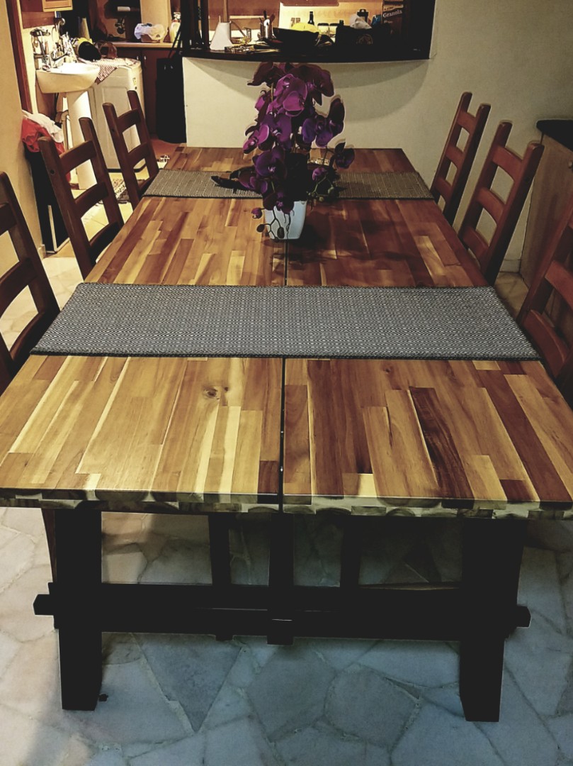 IKEA Solid Wood Dining Table, Furniture & Home Living, Furniture