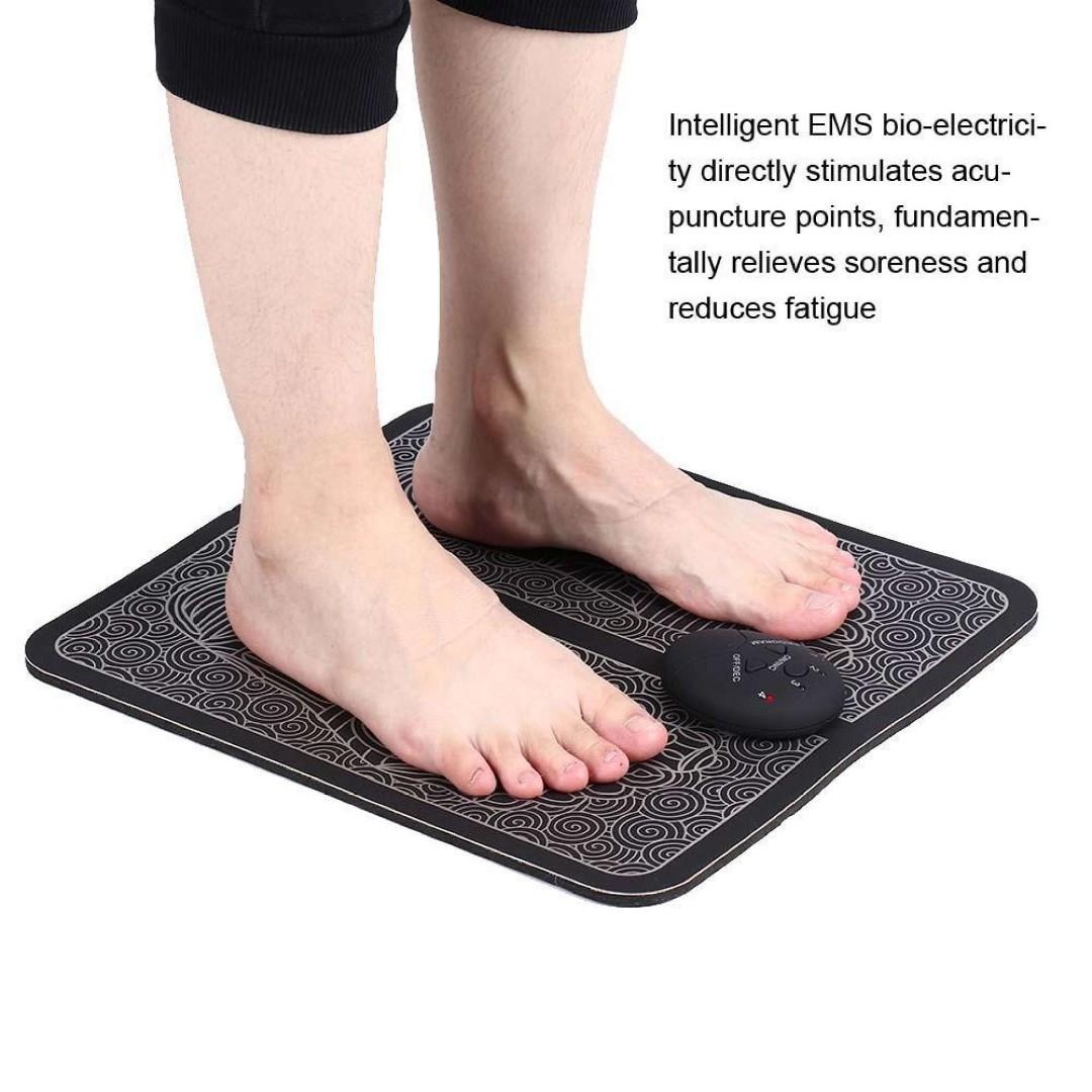 New Electric EMS Foot Massage Pad Feet Acupuncture Stimulator Massager