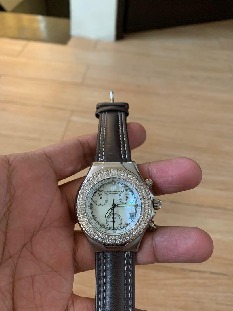 Technomarine watch sales with diamonds