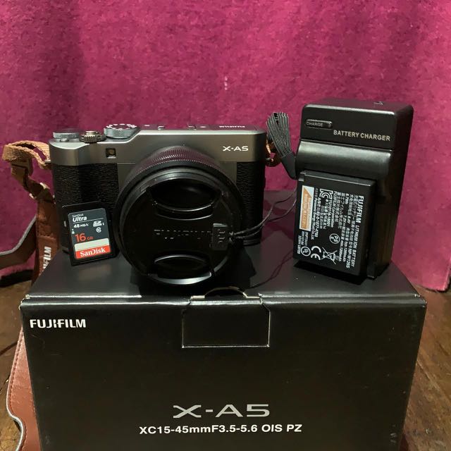 FUJIFILM XA5 WITH 1545MM LENS (DARK SILVER), Photography, Lens & Kits