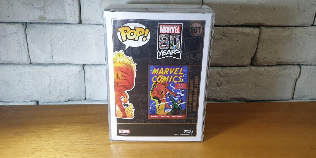 Funko pop human torch 80th (Category: Designer & Blind Box Toys) located in San Juan City. Submitted by popster21 (Listing ID 262701982, Image 2). Description: Brand new funko pop Free protector Box condition mint 10/10 Meetup only the below list.. Pament method: cod or bdo online payment Delivery is ok but buyers own expense Pm is the key :).