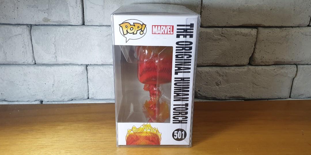 Funko pop human torch 80th (Category: Designer & Blind Box Toys) located in San Juan City. Submitted by popster21 (Listing ID 262701982, Image 3). Description: Brand new funko pop Free protector Box condition mint 10/10 Meetup only the below list.. Pament method: cod or bdo online payment Delivery is ok but buyers own expense Pm is the key :).