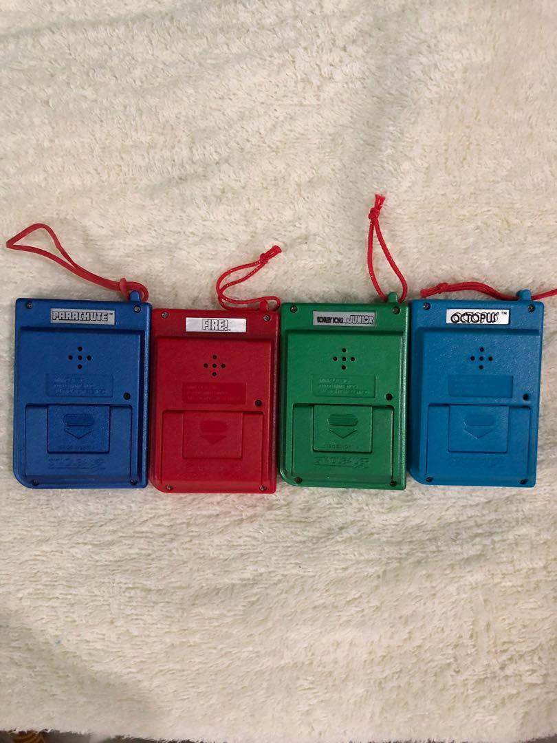 Game & Watch (SOLD AS SET) (Category: Nintendo) located in Navotas City. Submitted by oishii628 (Listing ID 262713915, Image 2). Description: Game & Watch (Octopus, Parachute, Fire, Donkey Kong Jr) All working Sold as set only Lucky Chinatown Mall or Bluebay Walk meet up 09626916786 .