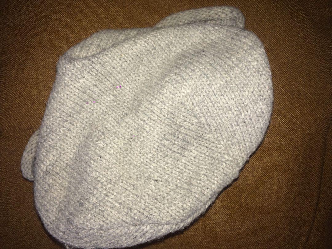 Grey Beanie (Category: Hats & Beanies) located in Makati City. Submitted by _preelooved_ (Listing ID 262631565, Image 3). Description: Grey Beanie/Hat Used a few Times .