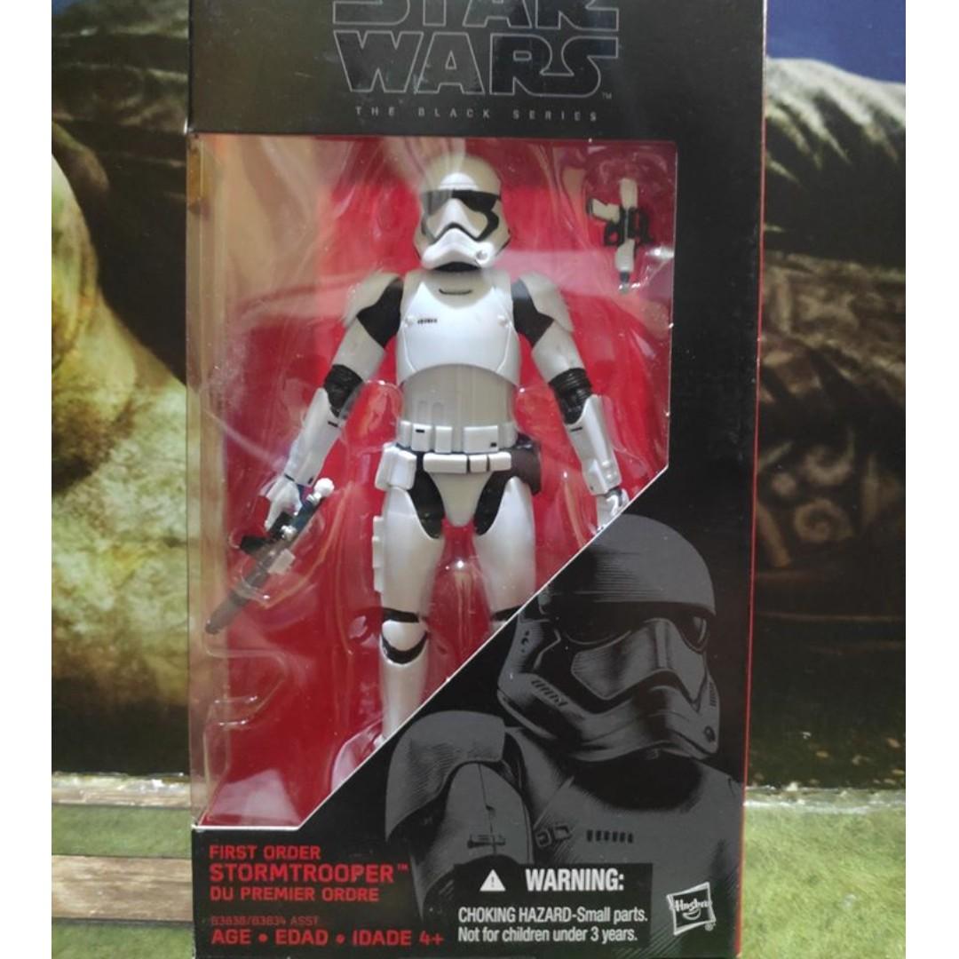 Hasbro Star Wars Black Series - First Order Stormtroppers and Captain ...