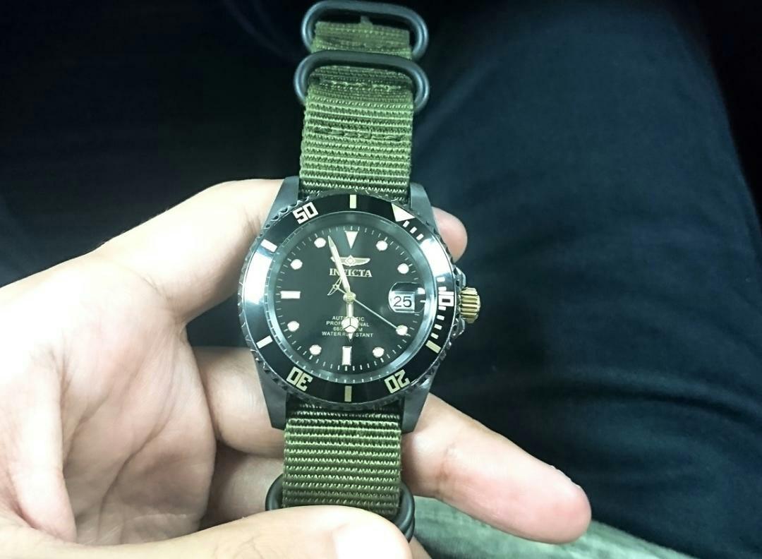 Invicta pro diver cheap automatic green