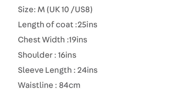 Jacket (Category: Coats, Jackets and Outerwear) located in Singapore. Submitted by kitti (Listing ID 262742377, Image 4). Description: Olive green color Used once Size: M / UK 10.