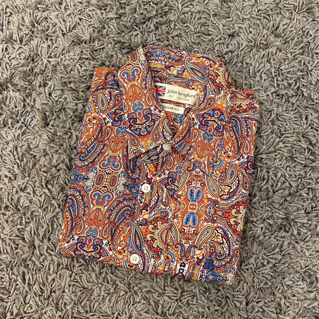 John Langford Short Sleeve Shirt Men S Fashion Clothes Tops On