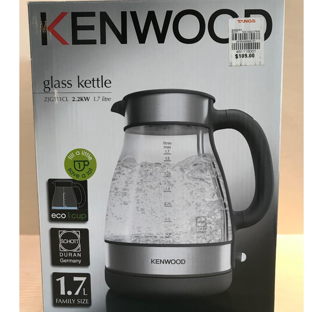 Kenwood Glass Kettle Clear ZJG111CL